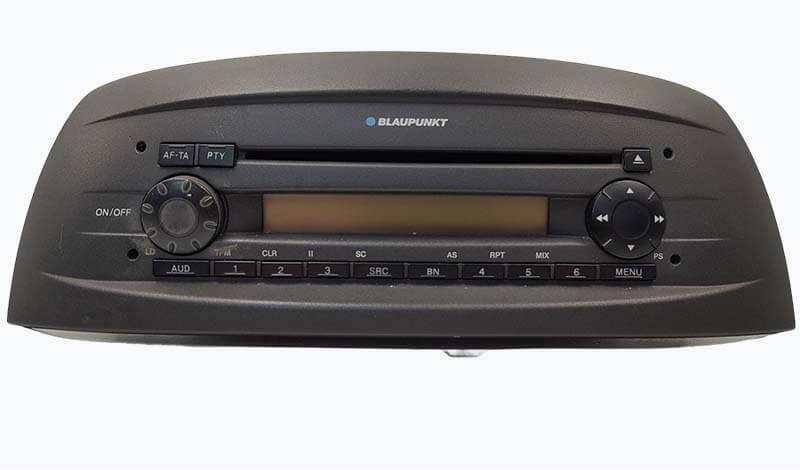 Radio code for CD radio player Fiat Punto